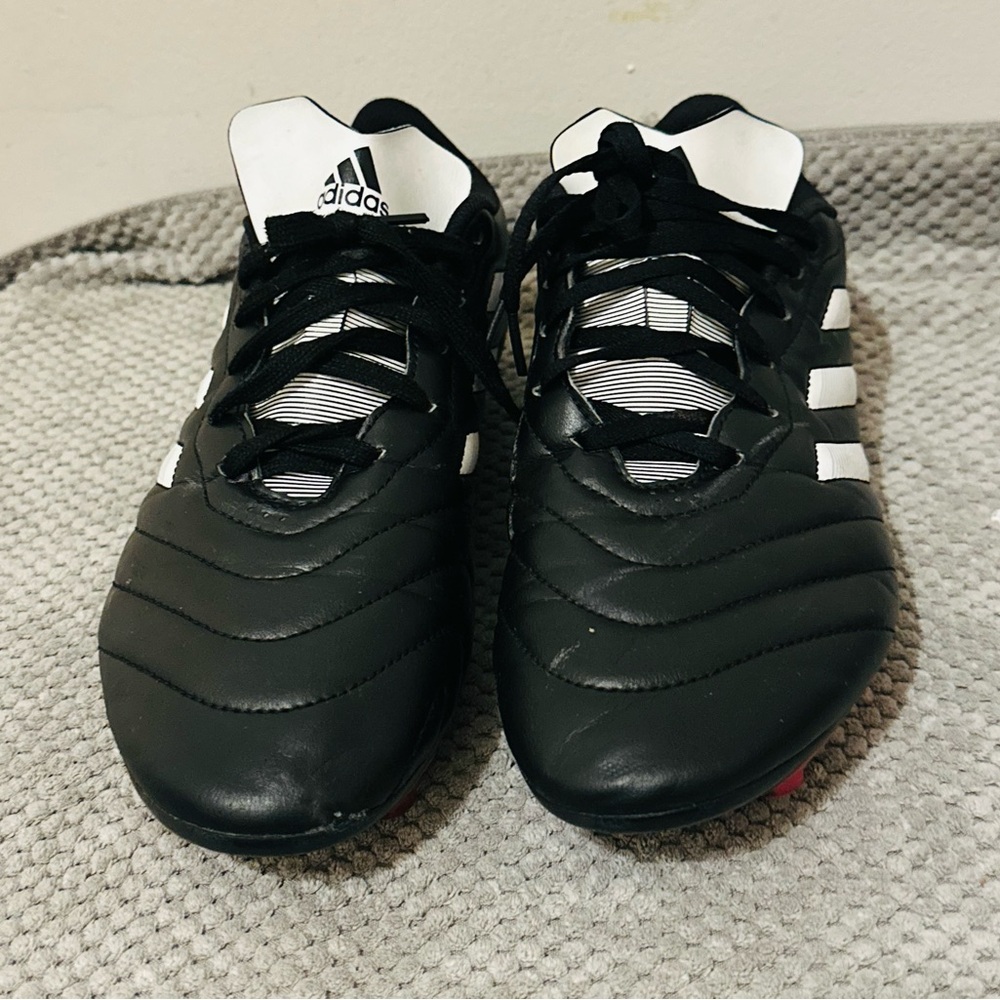 Adidas Black and White Athletic Shoes
